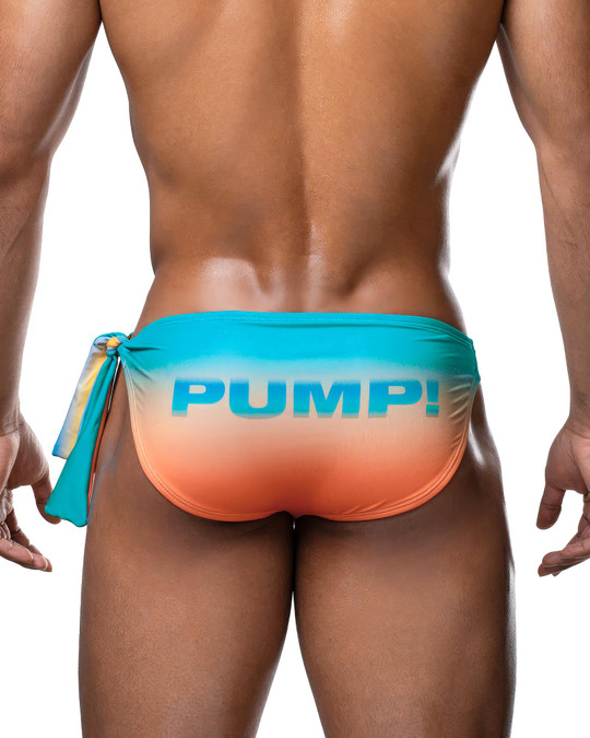 PUMP! Heatwave Knotty Swim Brief 13029 | Rear View | Mens Swim Briefs | Topdrawers Swimwear for Men