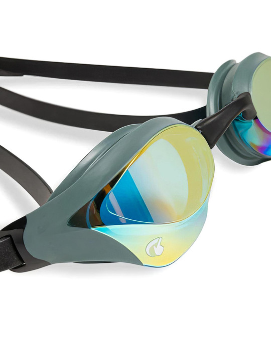 Arena Cobra Core Swipe Mirror Swim Goggles Aqua Sage Black 003251 | Side View | Mens Accessories | Topdrawers Apparel for Men