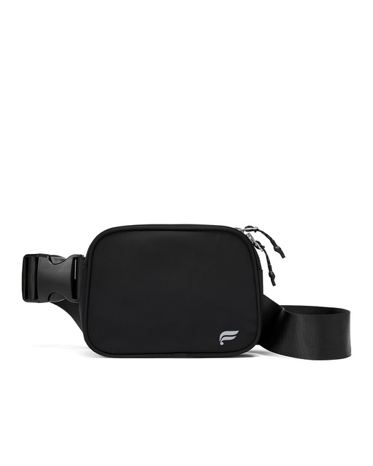 Fabletics The Belt Bag | Black FLAC-MA0032 | Front View | Mens Bags | Topdrawers Apparel for Men