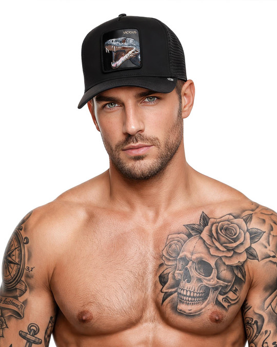 Goorin Bros. Vicious Trucker Void 101-2994-VOI01 | Front View | Mens Caps | Topdrawers Apparel for Men