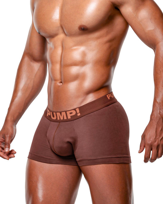 PUMP! Espresso Classic Boxer 11114 | Side View | Mens Boxer Briefs | Topdrawers Underwear for Men