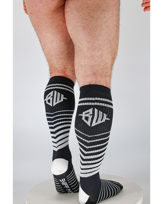 Breedwell After Dark Socks Black 2601-SOCK | Rear View | Mens Long Socks | Topdrawers Apparel for Men