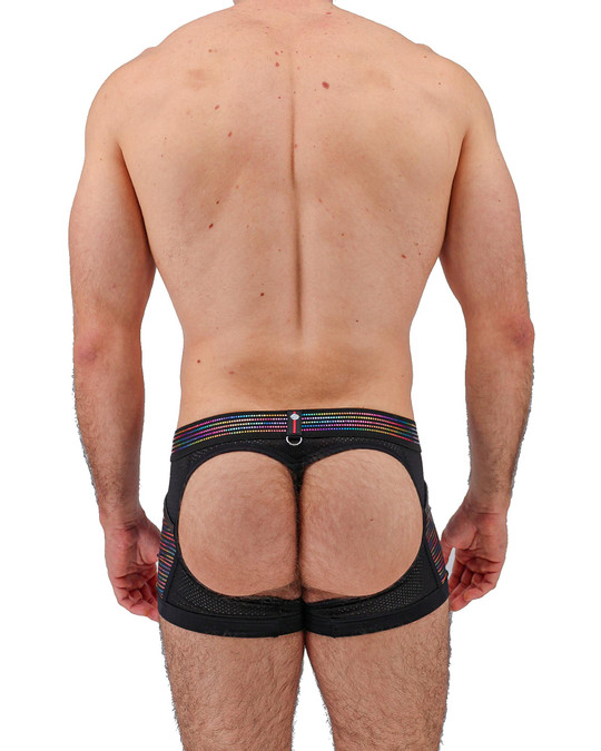 Breedwell Icon Pride Chap Thong 2605-CTHONG | Rear View | Mens Jock Boxers | Topdrawers Underwear for Men