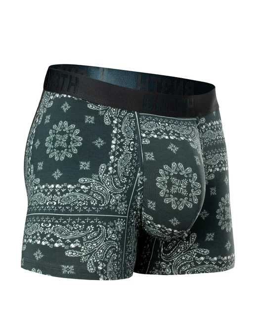 BN3TH Classic Icon Trunk Bandana Darkest Spruce M211019-A138 | Front View | Mens Boxer Briefs | Topdrawers Underwear for Men