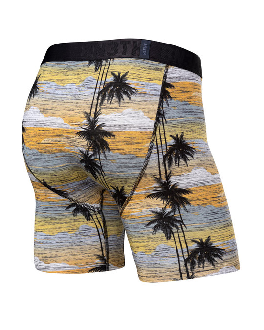 BN3TH Classic Essentials Boxer Brief Palm Tree Horizon Slate M1200014-A162 | Rear View | Mens Boxer Briefs | Topdrawers Underwear for Men