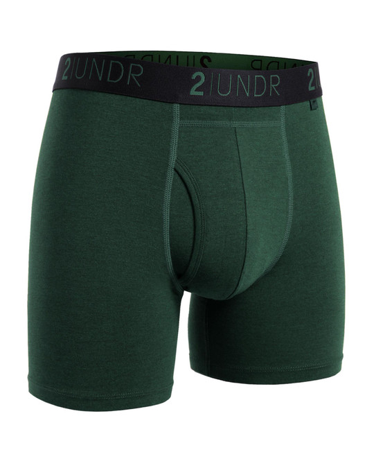 2UNDR Swing Shift Boxer Brief Jade 2U01BB-480 | Front View | Mens Boxer Briefs | Topdrawers Underwear for Men