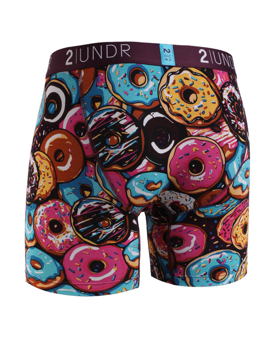 2UNDR Swing Shift Boxer Brief Glazed Confused 2U01BB-562 | Rear View | Mens Boxer Briefs | Topdrawers Underwear for Men