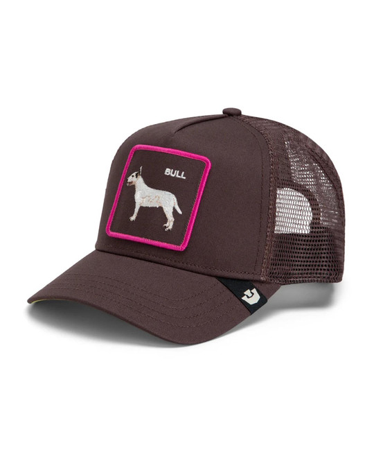Goorin Bros. Shadow Bull Terrier Trucker Cocoa 101-3412-COC01 | Side View | Mens Caps | Topdrawers Apparel for Men