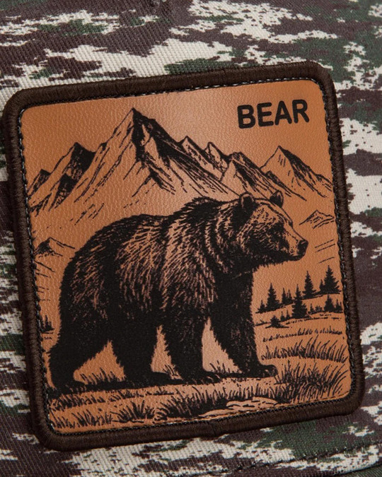Goorin Bros. Camo Engraved Bear Trucker Camouflage 101-3198-CAM01 | Item View | Mens Caps | Topdrawers Apparel for Men