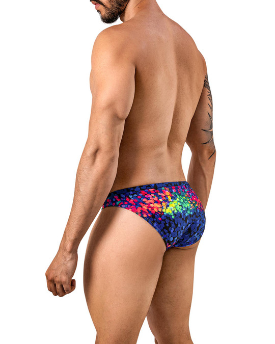 Clever Rombo Swim Brief 26198 | Rear View | Mens Swim Briefs | Topdrawers Swimwear for Men