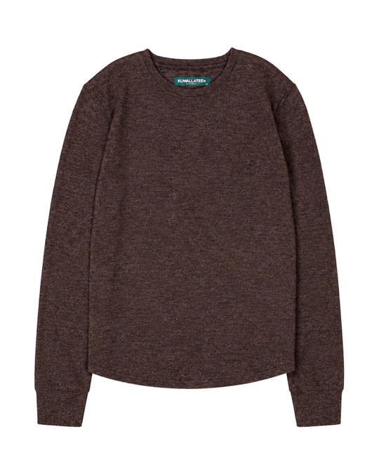 Kuwalla Tee Uppercut Sweater Brown KUL-LS111-0326 | Front View | Mens Casual Tops | Topdrawers Clothing for Men