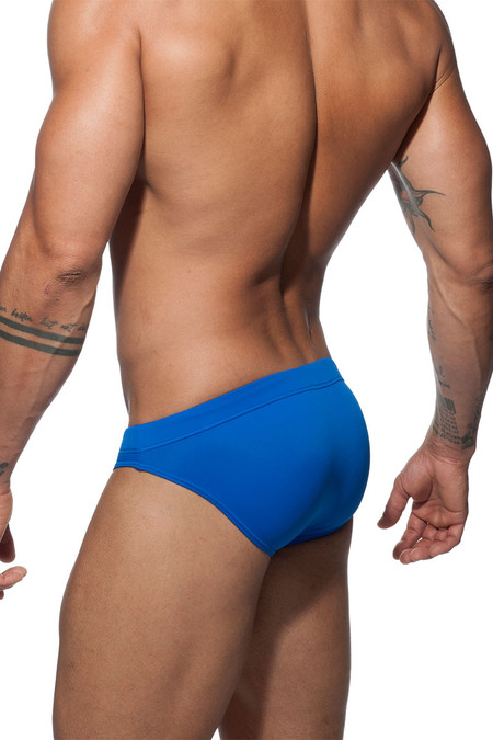 Addicted Basic AD Swim Brief ADS097-16 Royal Blue - Mens Swim Bikini Briefs - Rear View - Topdrawers Swimwear for Men Addicted Basic AD Swim Brief ADS097-16 Royal Blue - Mens Swim Bikini Briefs - Rear View - Topdrawers Swimwear for Men