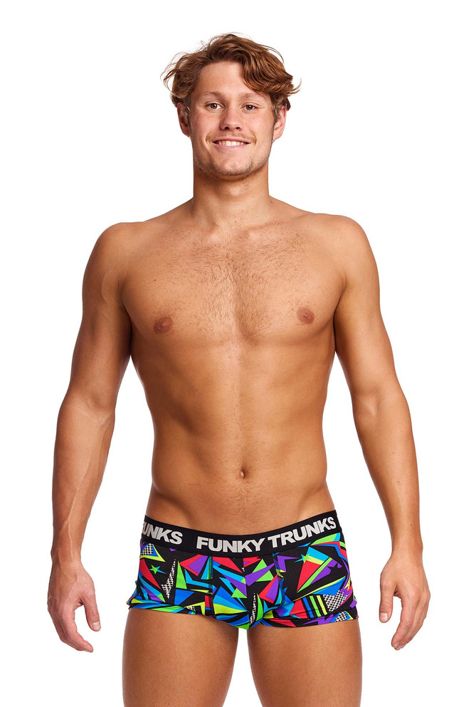Funky Trunks Underwear Trunks | Beat It | FT50M71611  - Mens Boxer Briefs - Front View - Topdrawers Underwear for Men
