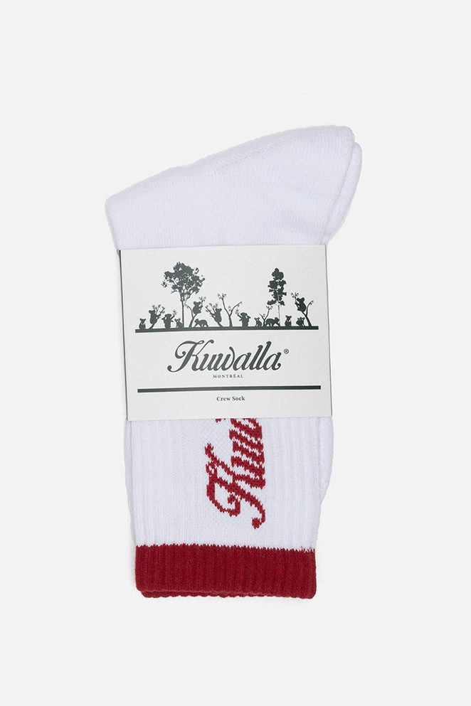 Kuwalla Tee Crew Sock | Samba KUL-SOCK2-SMBA | Front View | Mens Crew Socks | Topdrawers Apparel for Men