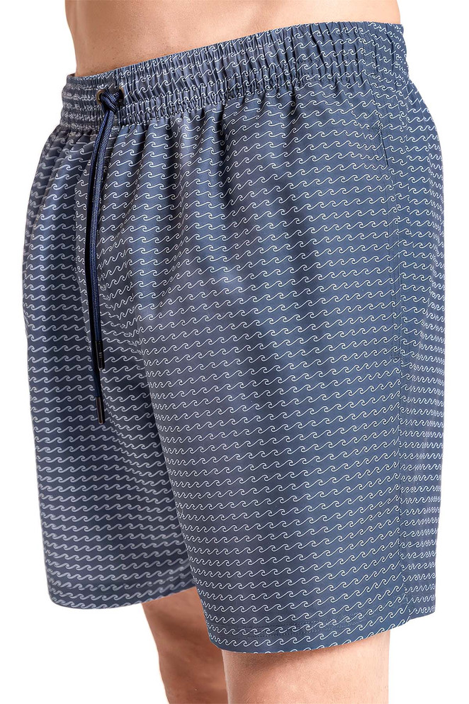 Leo 5 Inch Eco-Friendly Swim Trunk | Waves 505040 | Side View | Mens Swim Shorts | Topdrawers Swimwear for Men