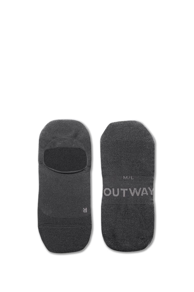 Outway Flagship No Show Sock | Grey 18193 | Front View | Mens No Show Socks | Topdrawers Apparel for Men
