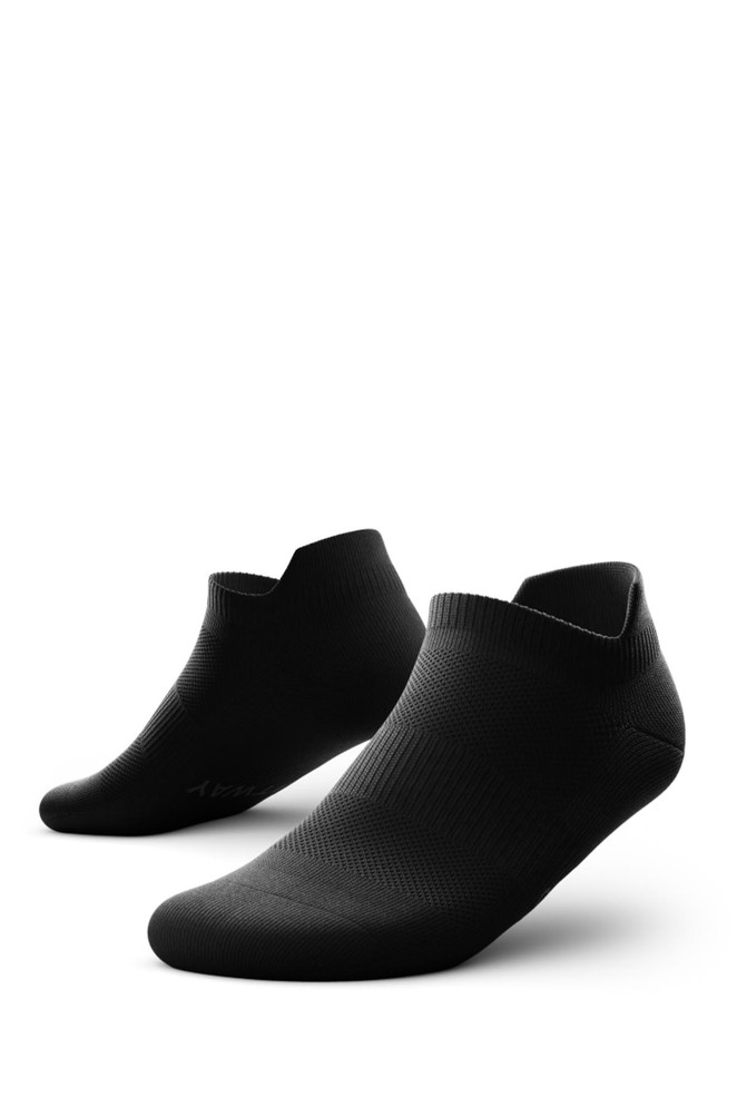 Outway Flagship Ankle Sock | Black 20249 | Front View | Mens Ankle Socks | Topdrawers Apparel for Men