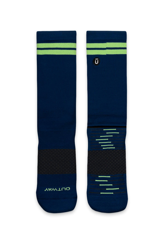 Outway Electric Crew Sock 24280 | Front View | Mens Crew Socks | Topdrawers Apparel for Men