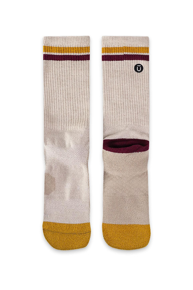 Outway Everyday Merino Crew Sock | Sand 19556 | Front View | Mens Crew Socks | Topdrawers Apparel for Men