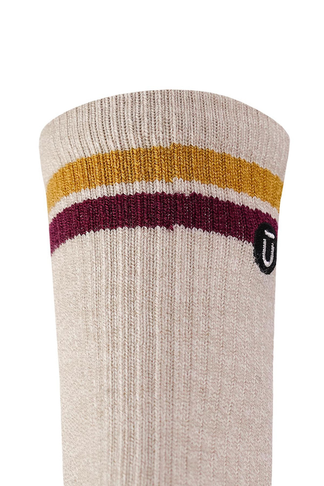 Outway Everyday Merino Crew Sock | Sand 19556 | Front View | Mens Crew Socks | Topdrawers Apparel for Men
