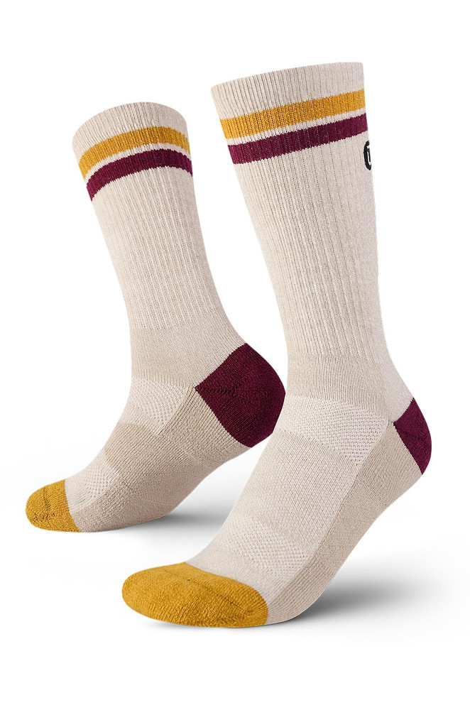 Outway Everyday Merino Crew Sock | Sand 19556 | Front View | Mens Crew Socks | Topdrawers Apparel for Men