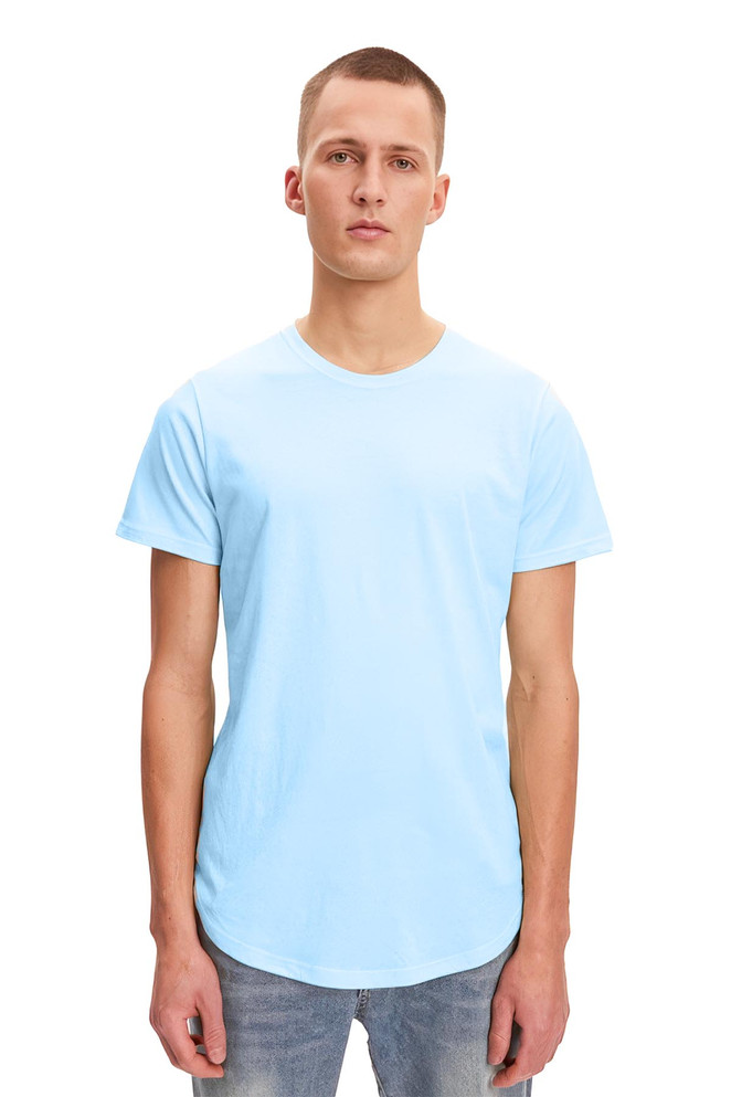Kuwalla Tee Eazy Scoop Tee | Baltic Sea KUL-0125-CT1851 | Front View | Mens T-Shirts | Topdrawers Clothing for Men