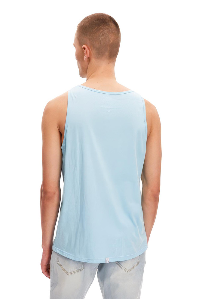 Kuwalla Tee Eazy Tank | Baltic Sea KUL-0125-ET1855 | Front View | Mens Tank Tops | Topdrawers Clothing for Men