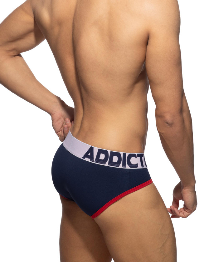 Addicted Tommy Pique Brief AD1352 | Rear View | Mens Briefs | Topdrawers Underwear for Men