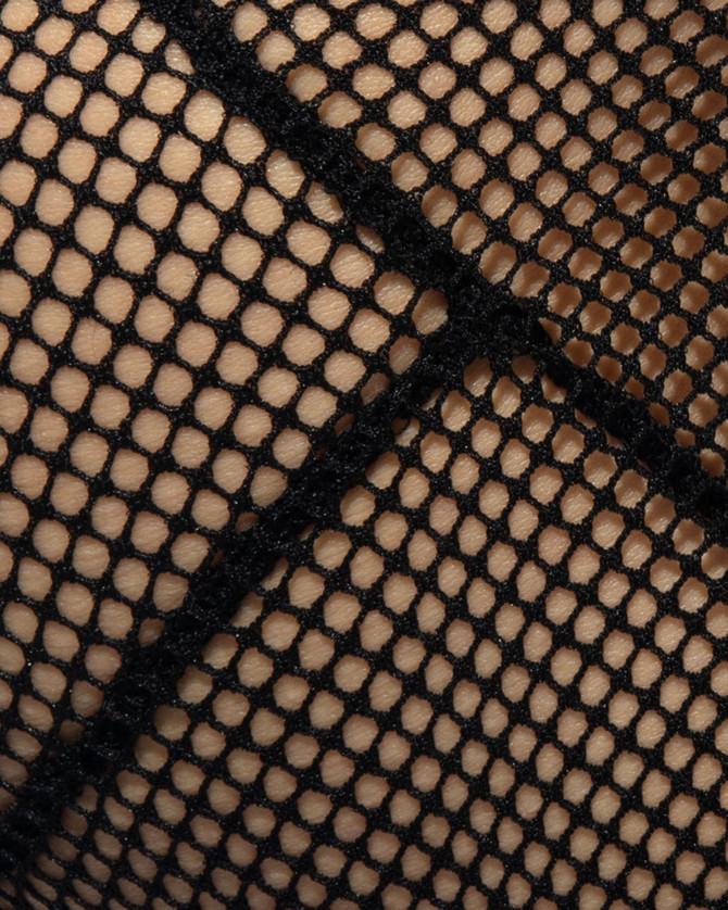 Addicted Mesh Bikini Brief | Black AD2233 | Closeup View | Mens Briefs | Topdrawers Underwear for Men
