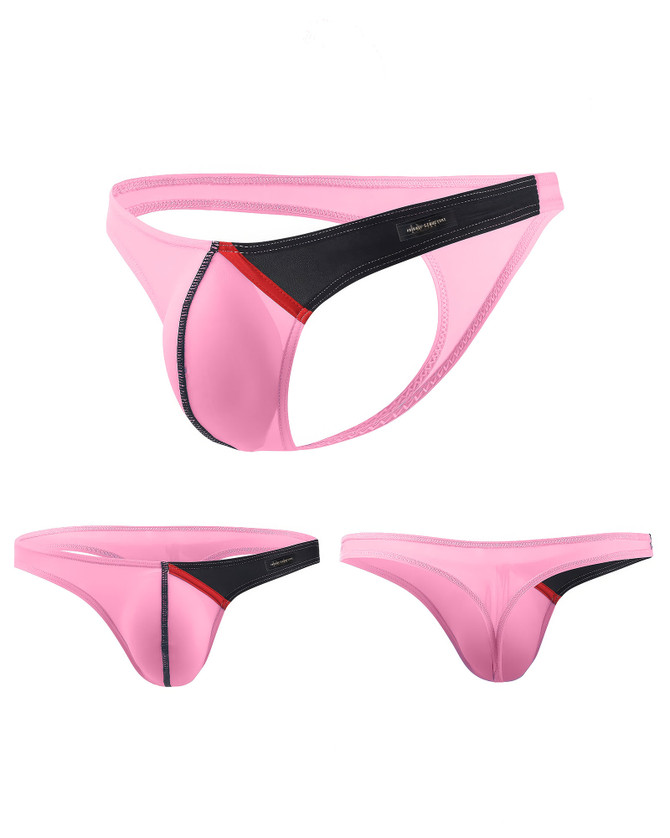 Private Structure Desire Glaze G-String | Pink DGUY4025 | Closeup View | Mens String Thongs | Topdrawers Underwear for Men