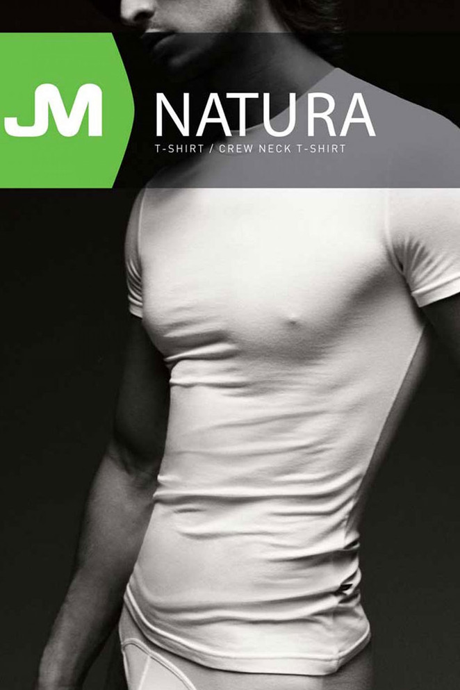 JM NATURA Crew Neck T-Shirt 90381 - Topdrawers Underwear for Men