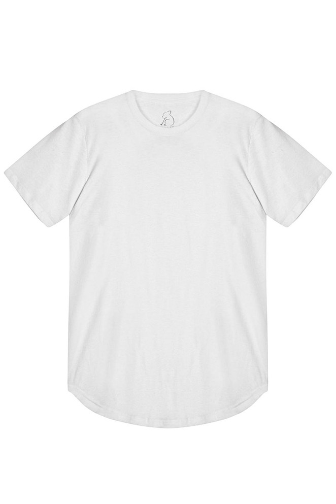 Kuwalla Tee Eazy Scoop Tee KUL-CT1851-WHT White - Mens T-Shirts - Garment View - Topdrawers Clothing for Men
