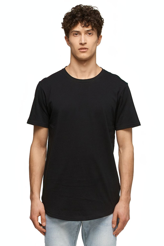 Kuwalla Tee Eazy Scoop Tee KUL-CT1851-BLK Black - Mens T-Shirts - Front View - Topdrawers Clothing for Men

