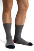 American Trench Waffle Crew Socks | Grey SCK-SS-WAFF-GR - Mens Crew Socks - Front View - Topdrawers Underwear for Men
