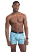 Saxx DropTemp Mesh Boxer Brief | Cloud Drop Camo Navy | SXBB09F-CDN  - Mens Boxer Briefs - Front View - Topdrawers Underwear for Men
