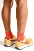 American Trench The Retro Solid Quarter | Burnt Sienna | SCK-HM-RETRBQ  - Mens Ankle Socks - Front View - Topdrawers Underwear for Men
