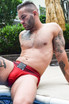 Breedwell Cumdump Jock | Red | 2210-JOCK  - Mens Fetish Jockstraps - Front View - Topdrawers Underwear for Men
