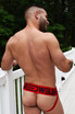 Breedwell Cumdump Jock | Red | 2210-JOCK  - Mens Fetish Jockstraps - Rear View - Topdrawers Underwear for Men
