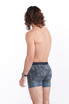 Saxx Quest Boxer Brief w/ Fly | Smokey Mountains Multi | SXBB70F-SMM  - Mens Boxer Briefs - Rear View - Topdrawers Underwear for Men
