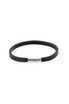 Brave Leather Cai Cuff | Black Bridle | B989CAI-BL  - Mens Bracelets - Front View - Topdrawers Apparel for Men
