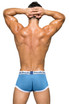 Private Structure Classic Mid Waist Trunk | Scrub Jay Blue | SCUS4530-SJBU  - Mens Trunk Boxers - Rear View - Topdrawers Underwear for Men
