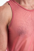 Teamm8 Score Sheer Tank | Baroque Rose | TU-TNSCORS-BR  - Mens Tank Tops - Front View - Topdrawers Clothing for Men
