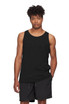 Kuwalla Tee Eazy Tank | Black | KUL-ET1855  - Mens Tank Top Singlets - Front View - Topdrawers Clothing for Men
