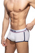 Addicted Cotton Curve Trunk | White | AD2211  - Mens Trunk Boxers - Side View - Topdrawers Underwear for Men
