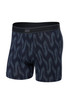Saxx Daytripper Boxer Brief Fly Ikat Chevron Deep Navy SXBB11F | Front View | Mens Boxer Briefs | Topdrawers Underwear for Men