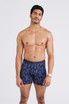 Saxx Daytripper Boxer Brief Fly Ikat Chevron Deep Navy SXBB11F | Front View | Mens Boxer Briefs | Topdrawers Underwear for Men