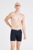 Saxx Vibe Xtra Boxer Brief Black SXVX24F | Front View | Mens Boxer Briefs | Topdrawers Underwear for Men