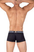 Private Structure Bamboo Viscose Mid Waist Trunk | Raven Black PBUT4379 | Rear View | Mens Boxer Briefs | Topdrawers Underwear for Men