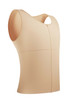 Leo PowerSlim Double Layer Compression Vest | Golden Beige 35027 | Front View | Mens Sleeveless T-Shirts | Topdrawers Clothing for Men