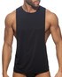 Addicted Veloz Dry Low Rider | Black AD1327 | Front View | Mens Sleeveless T-Shirts | Topdrawers Clothing for Men